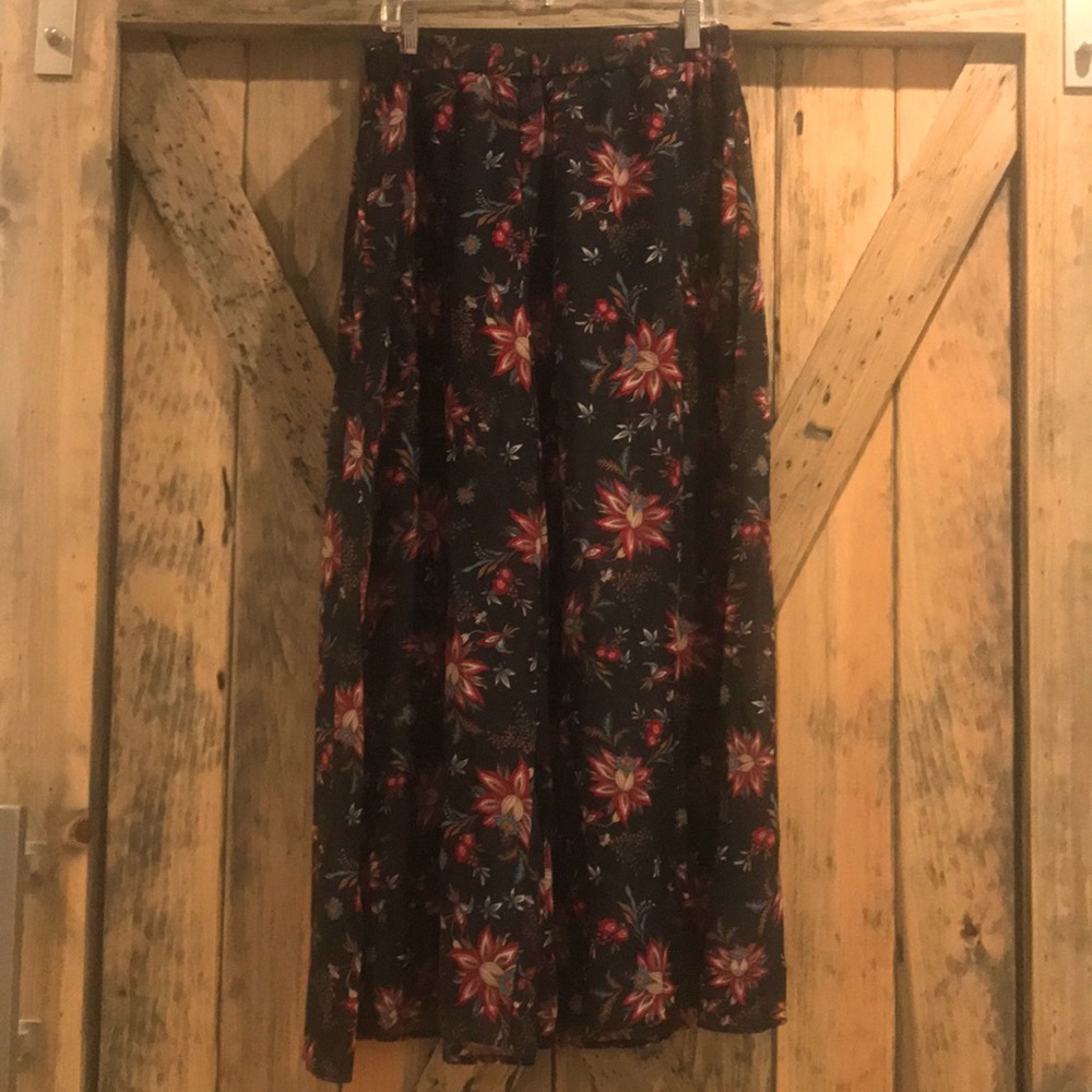 Sheer palazzi pants